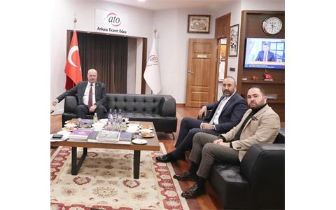 Ankara Ticaret Odası Başkanı Gürsel Baran'a Başsağlığı Ziyareti