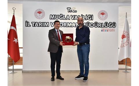 MUĞLA İL TARIM VE ORMAN MÜDÜRÜ SN.BARIŞ SAYLAK'A ZİYARET