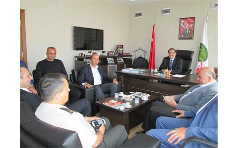 Visit of Sincan District Governor Salim Demir, Police Chief of the District Fikri Yıldırım, Sincan District Director of Food, Agriculture and Livestock Şamil Yüksek and their delegation to the Region.