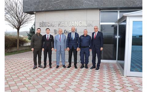 SİNCAN KAYMAKAMIMIZ SN.LEVENT KILIÇ BÖLGEMİZİ ZİYARET ETTİ