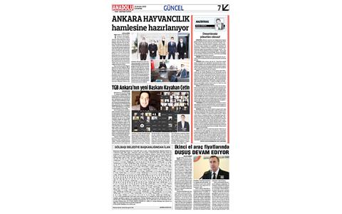 TKDK ANKARA İL KOORDİNATÖRÜ EMRE YENİAY'IN BÖLGEMİZE YAPTIĞI ZİYARET YEREL BASINDA