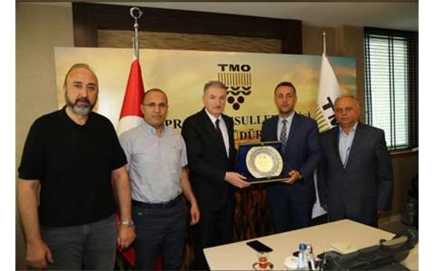 TOPRAK MAHSÜLLERİ OFİSİ GENEL MÜDÜRÜ AHMET GÜLDAL'A ZİYARET 