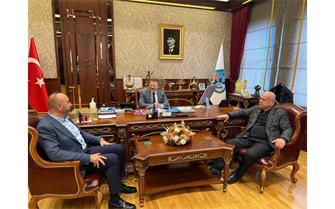 TŞOF GENEL BAŞKANI SN MEHMET YİĞİNER'E ZİYARET